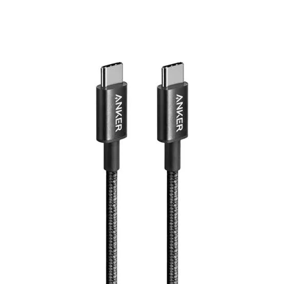 کابل شارژ USB-C انکر مدل Nylon A۸۷۵۲ طول ۱ متر، پشتیبانی از توان ۶۰ وات، با روکش کنفی، با قابلیت انتقال اطلاعات